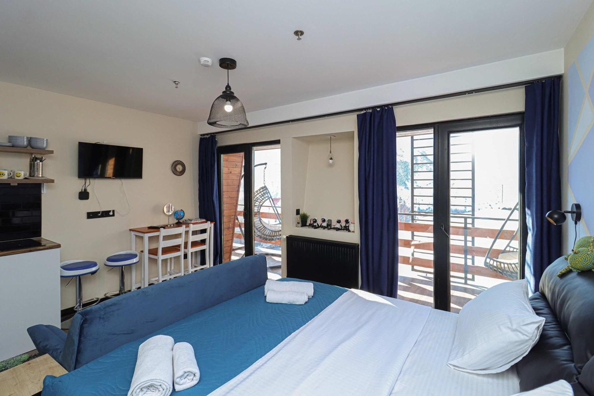 Stylish Studio Apartment With Balcony Gudauri Kültér fotó