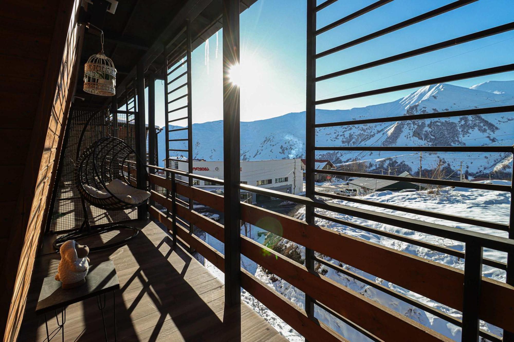 Stylish Studio Apartment With Balcony Gudauri Kültér fotó