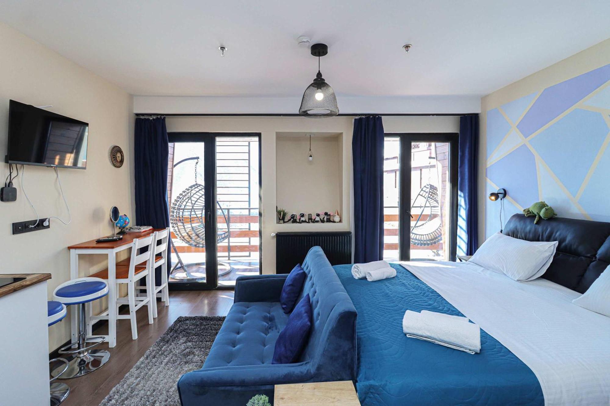 Stylish Studio Apartment With Balcony Gudauri Kültér fotó